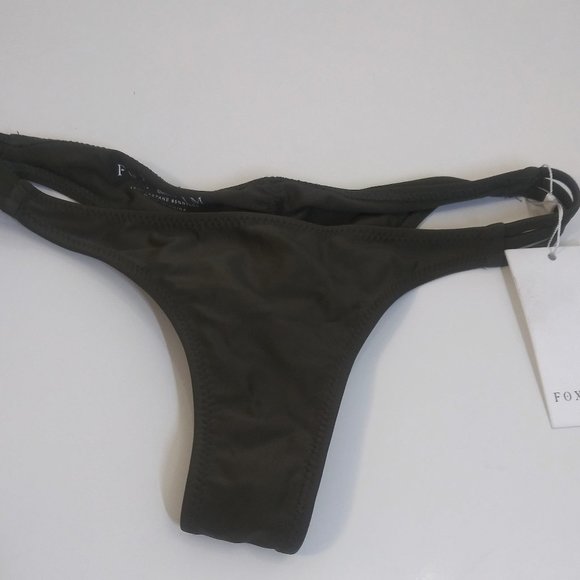 COPY - Fox Swimwear Lilah bottoms Khaki size small  NWT - Picture 1 of 7